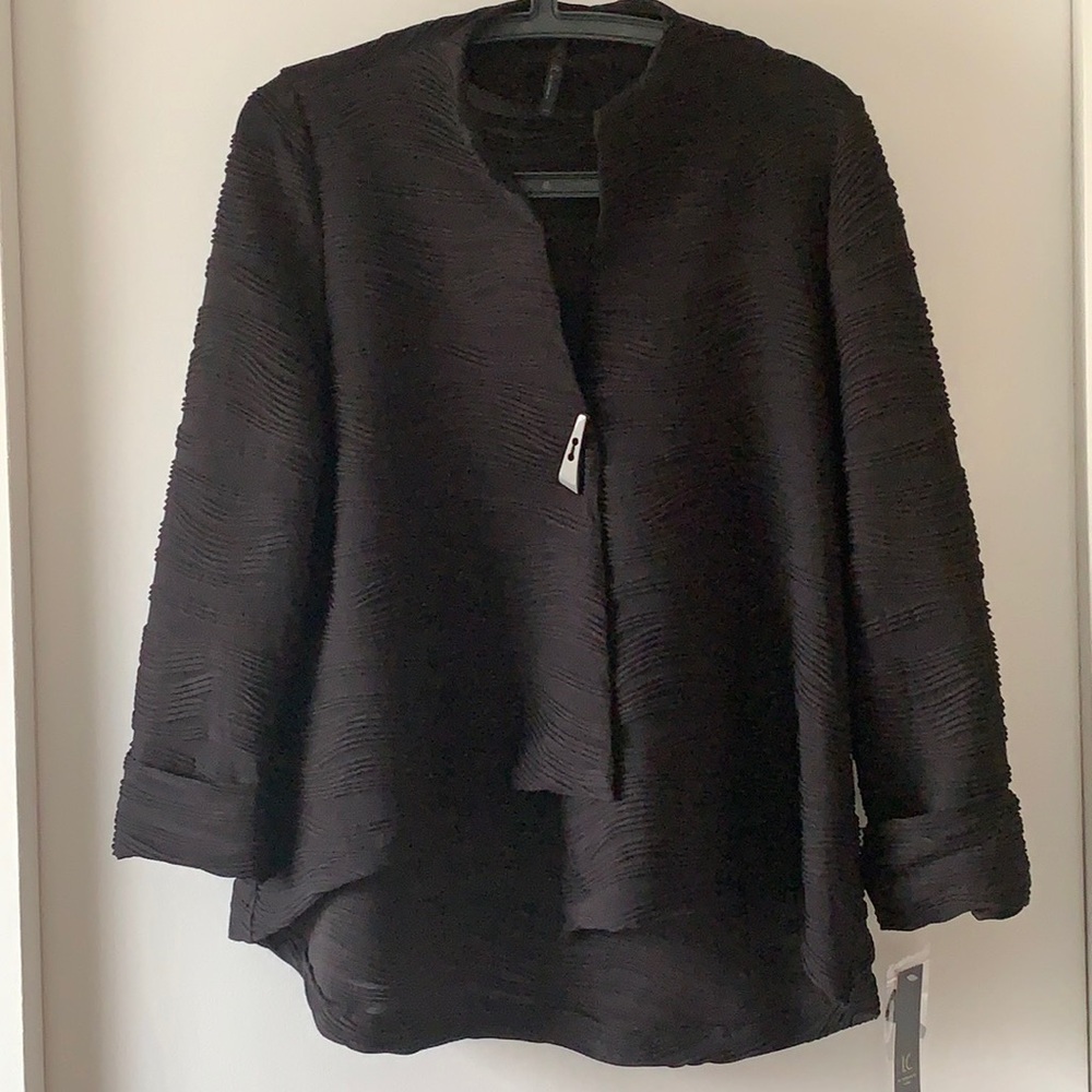 I.C by Connie K Textured Asymmetrical Blazer/Cardigan S